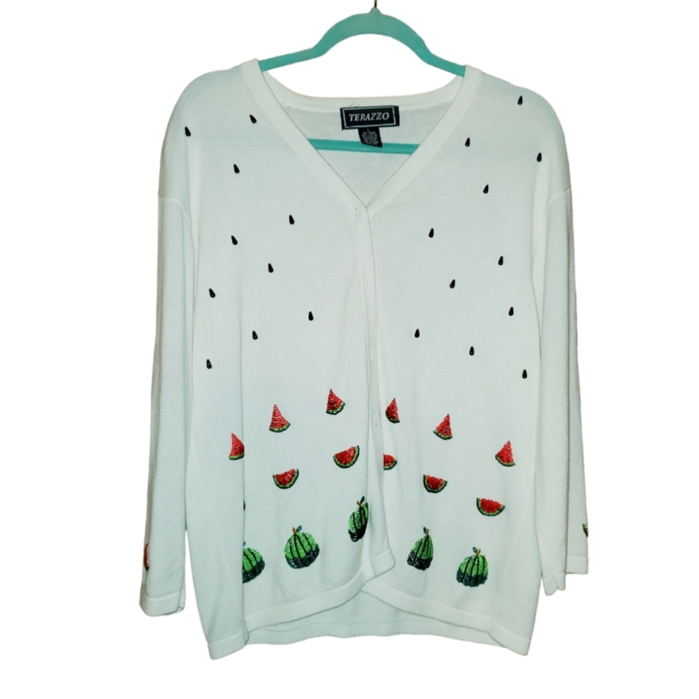 Terazzo Watermelon Juneteenth Sweater